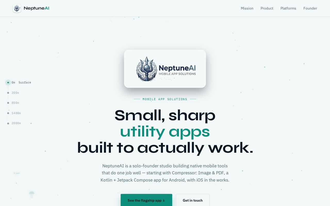 Preview of Neptuneai Site