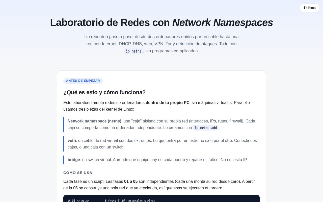 Preview of Laboratorio Redes Netns