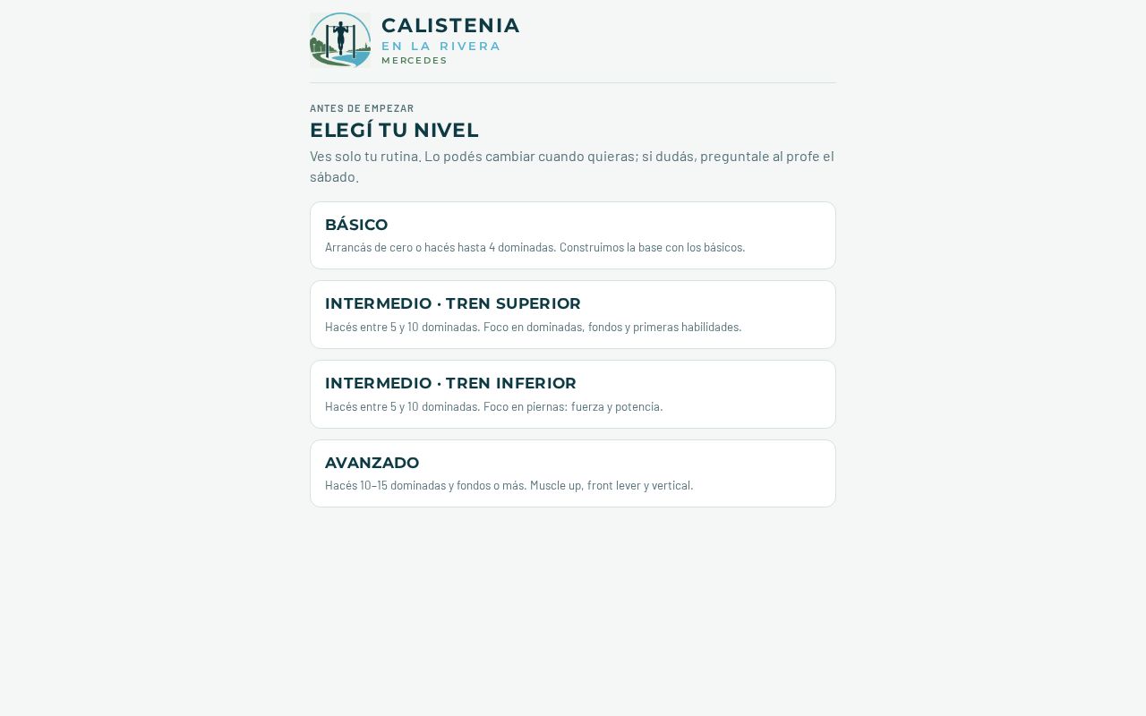 Preview of Calistenia En La Rivera