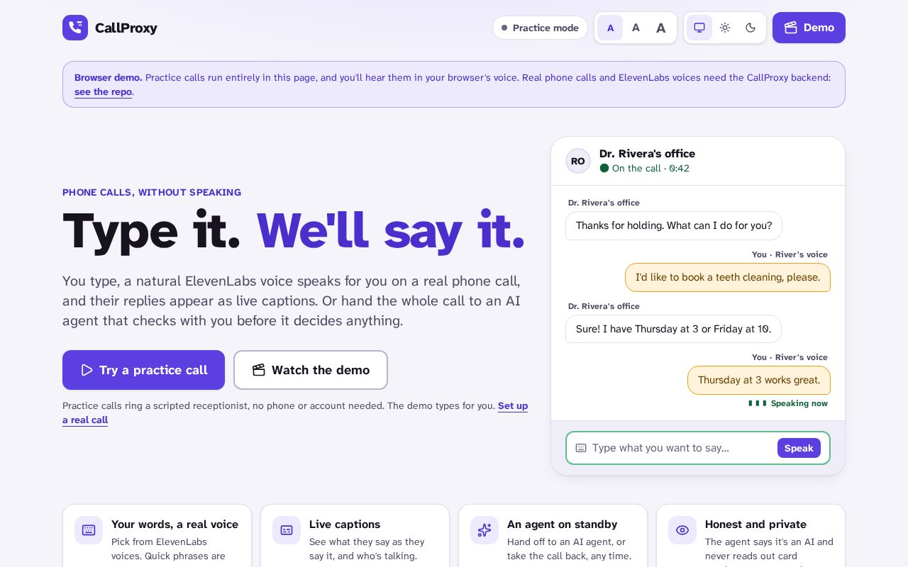 Preview of Callproxy