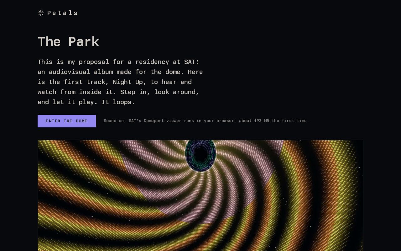 Preview of The Park, by Petals