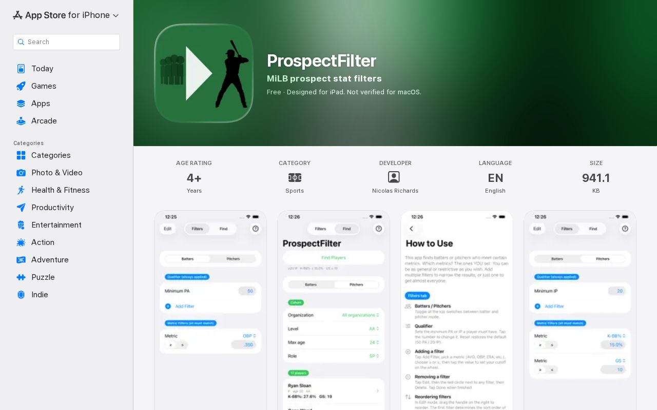 Preview of ProspectFilter