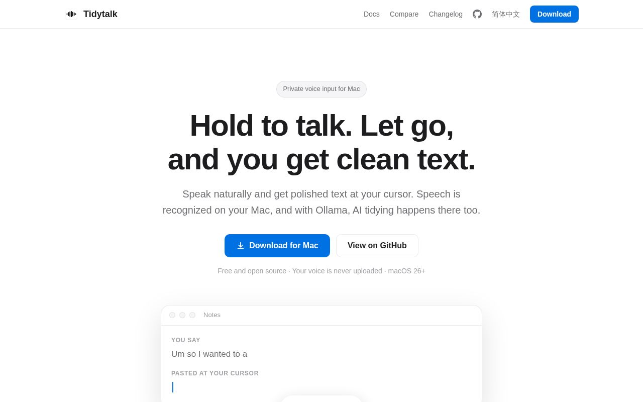 Preview of Tidytalk