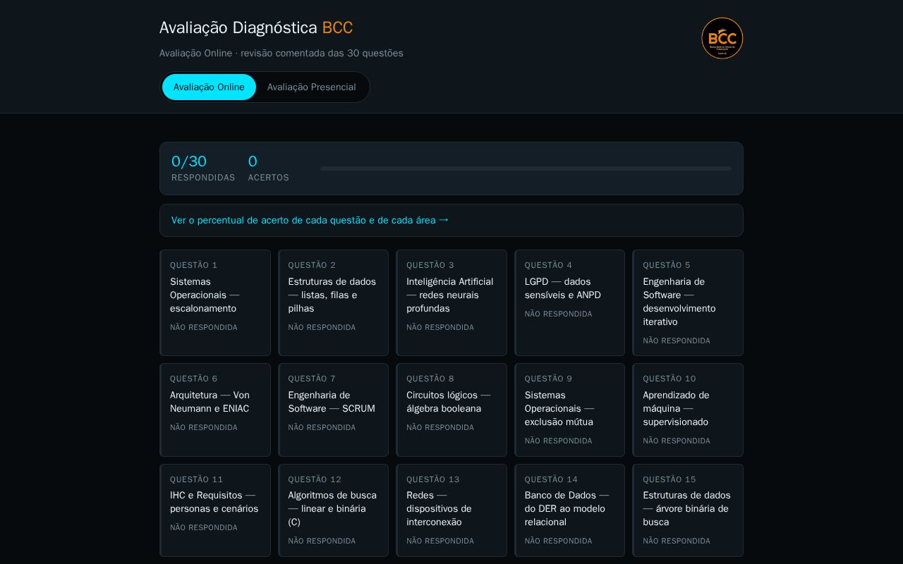 Preview of Avaliacao Diagnostica