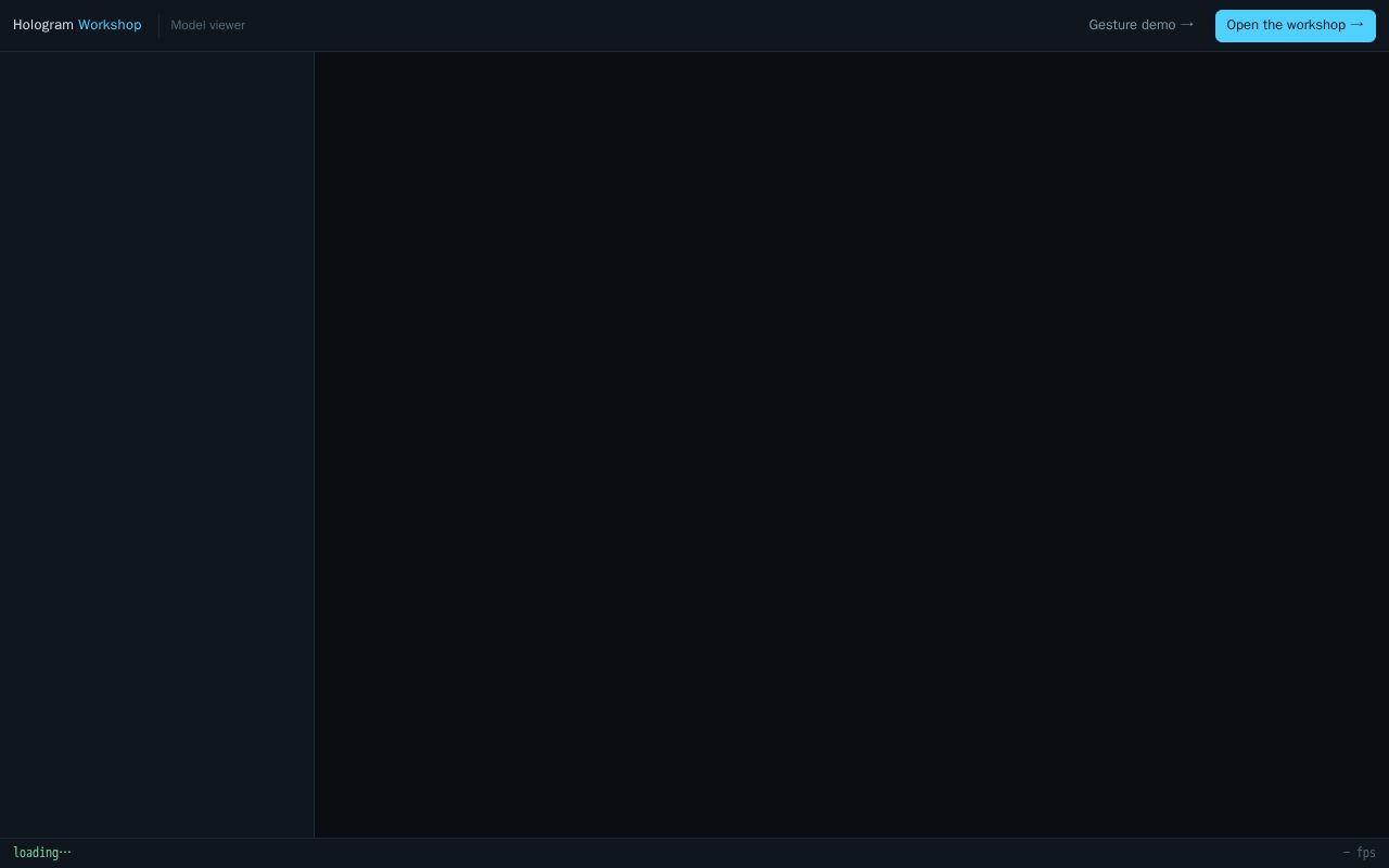 Preview of Hologram Workshop