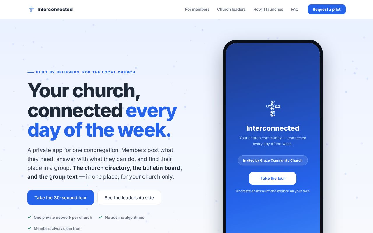 Preview of InterConnected Hub