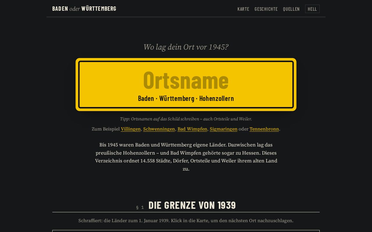 Preview of Baden Oder Wuerttemberg