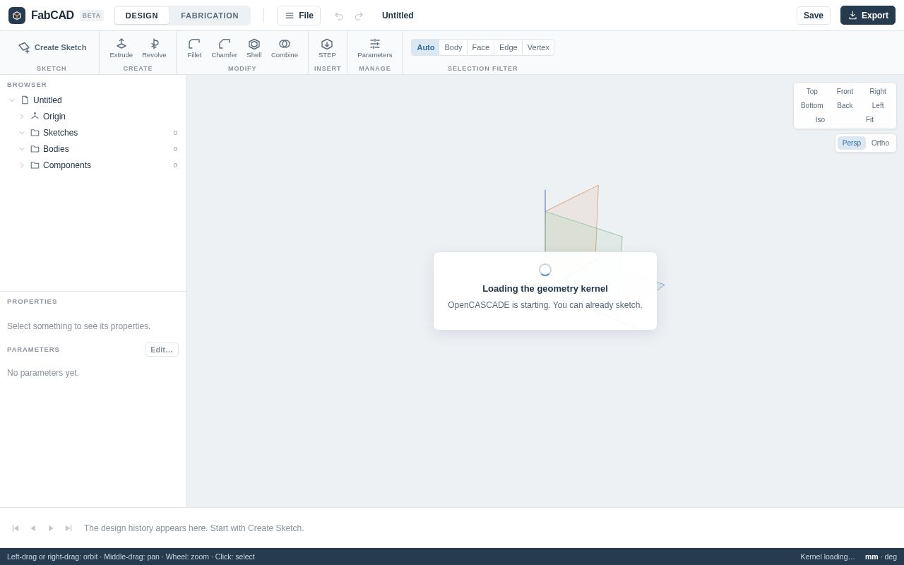 Preview of FabCAD