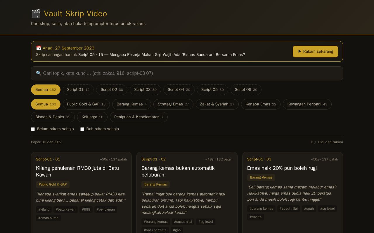 Preview of Script Video