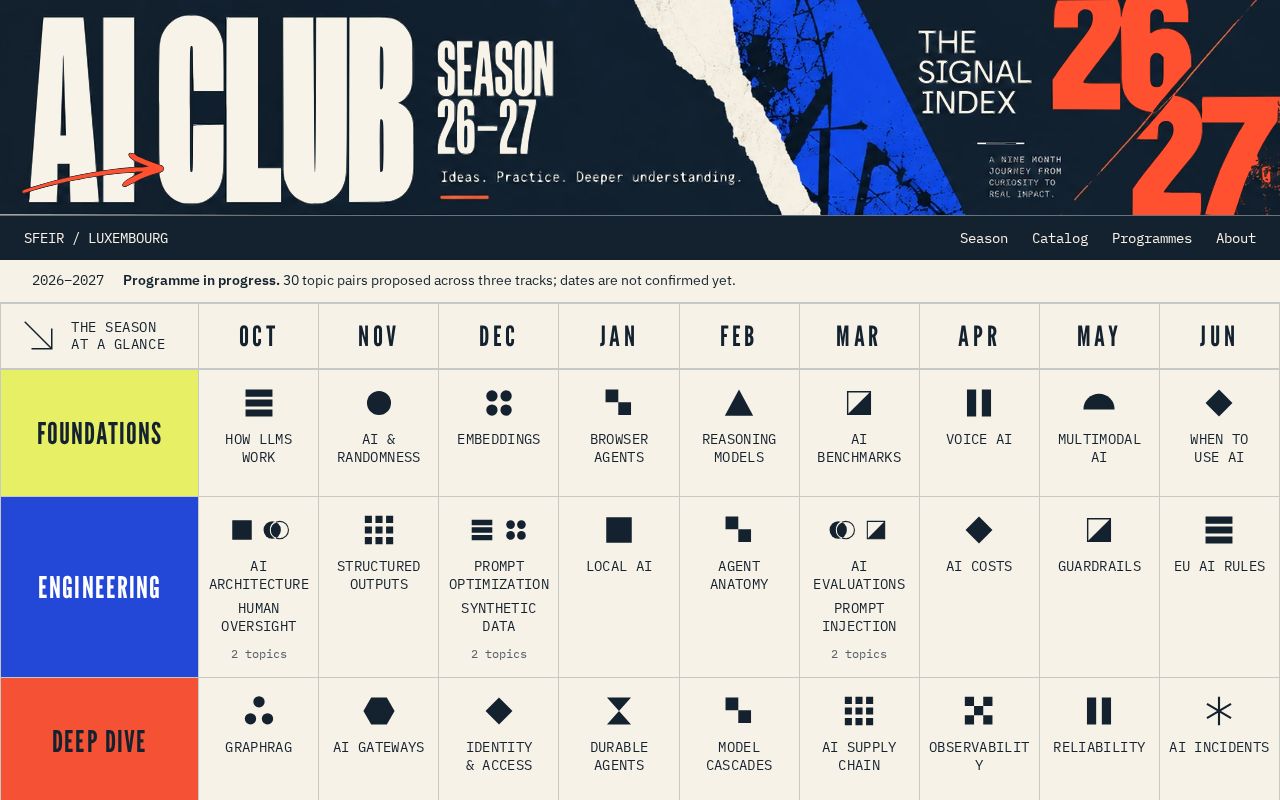 Preview of Ai Club Season 26 27 Live