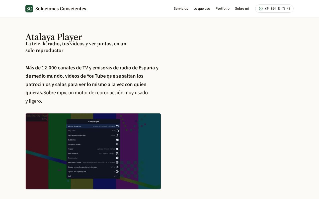 Preview of Atalaya Player