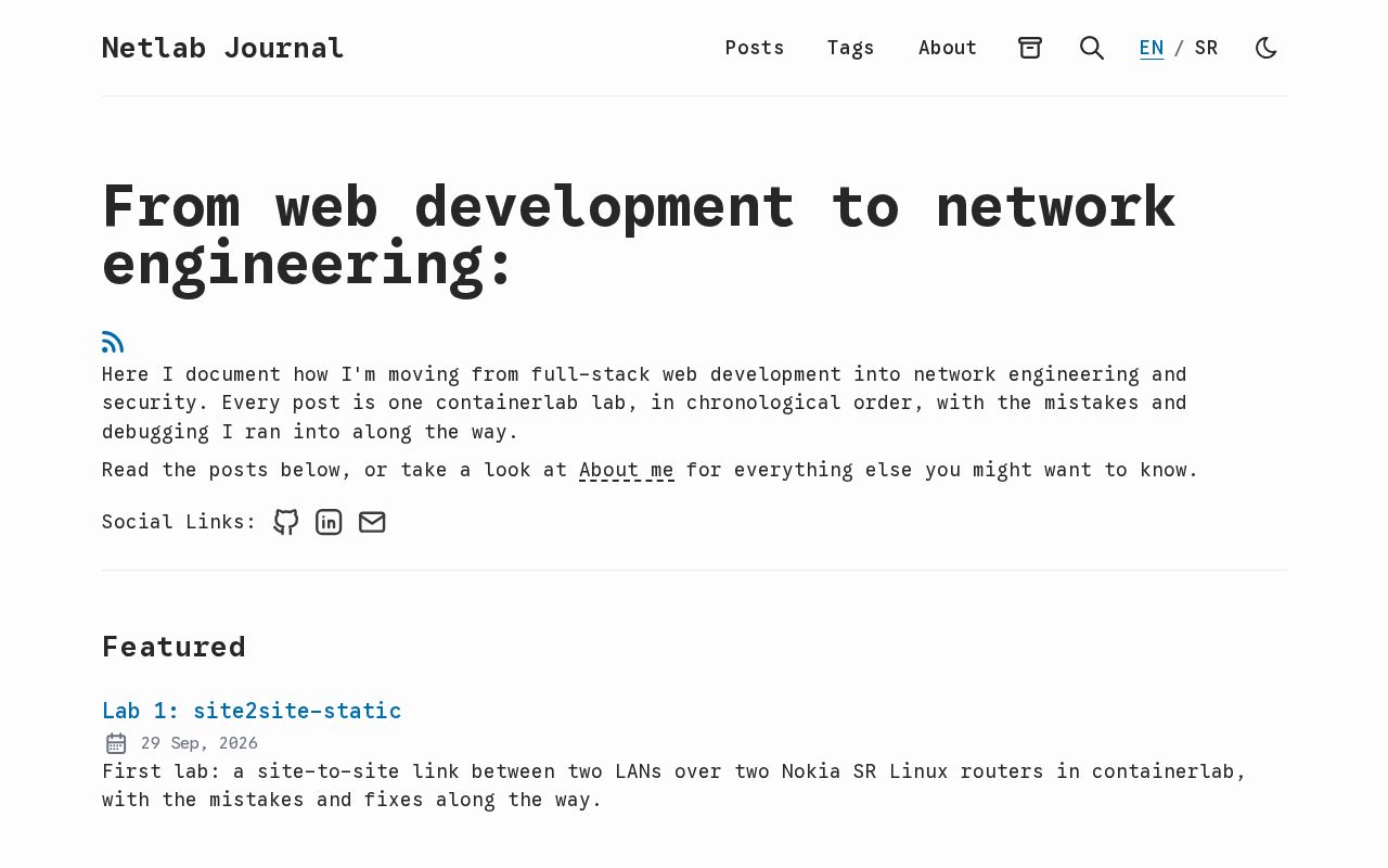 Preview of Netlab Journal
