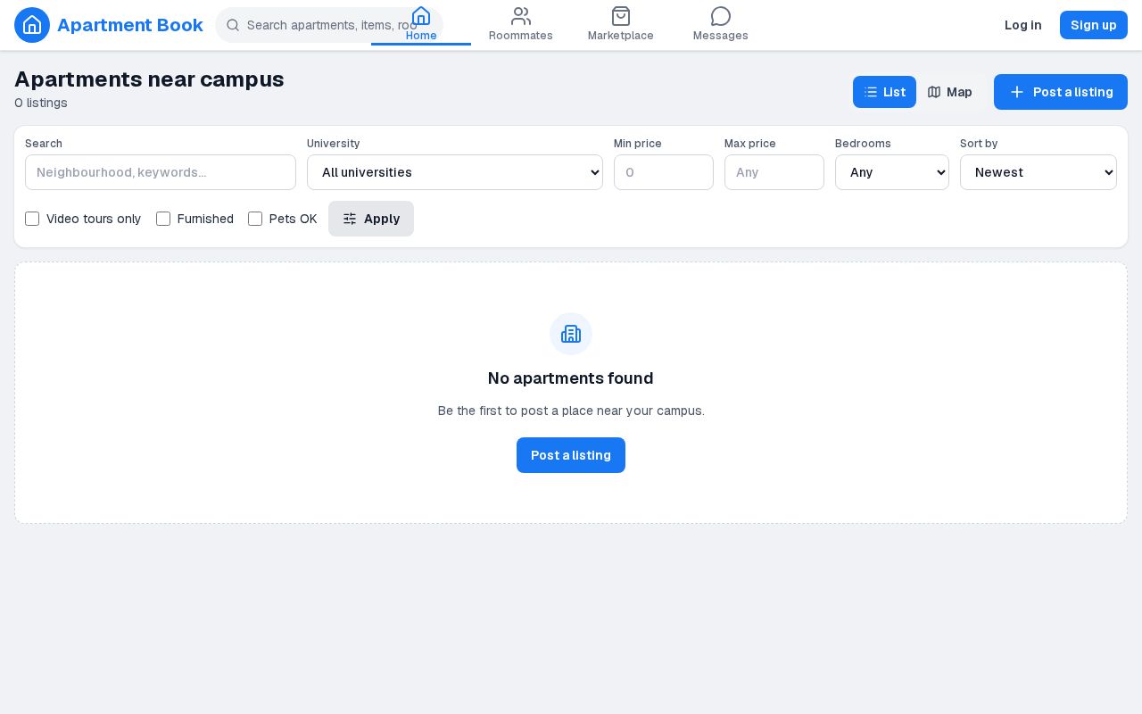 Preview of We help students to find apartments, roomates and buy moving essentials.