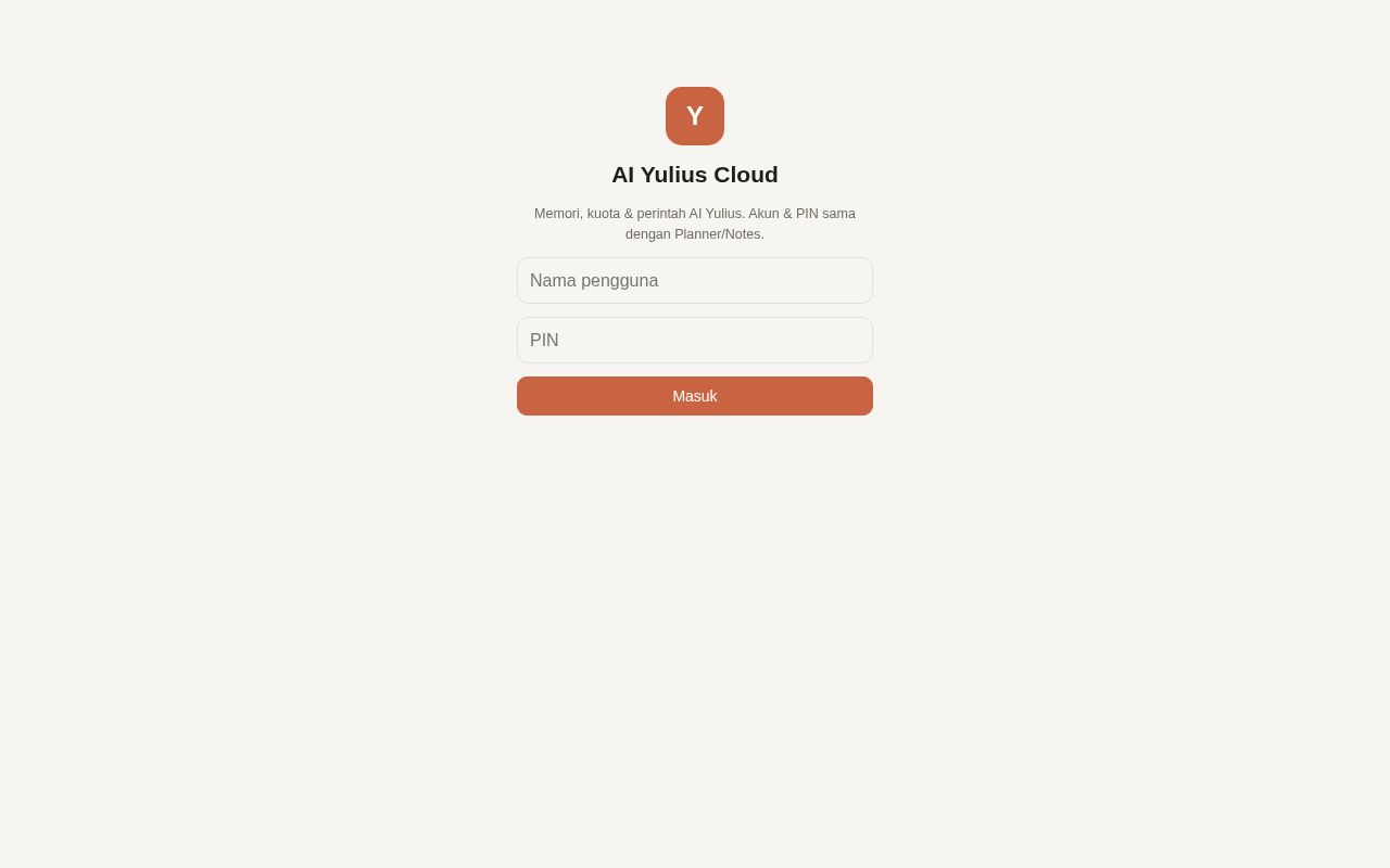 Preview of AI Yulius Cloud