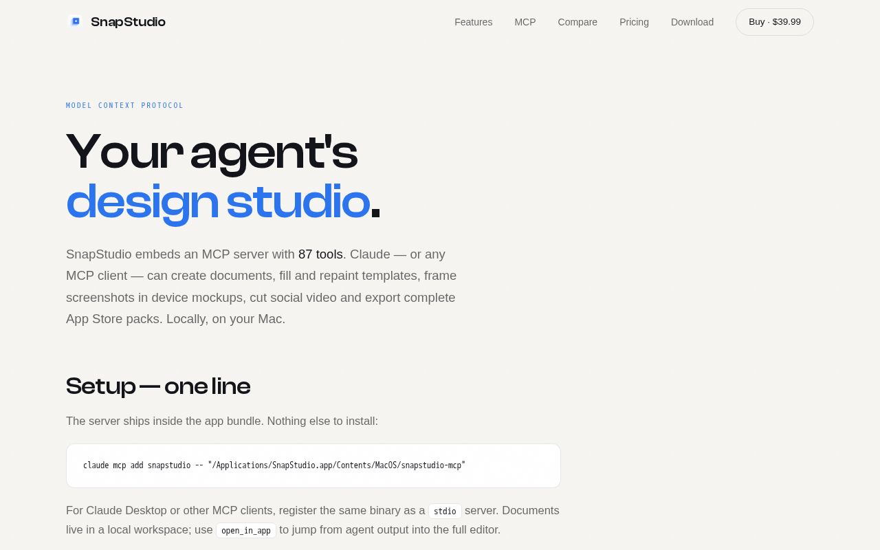 Preview of Snapstudio Mcp