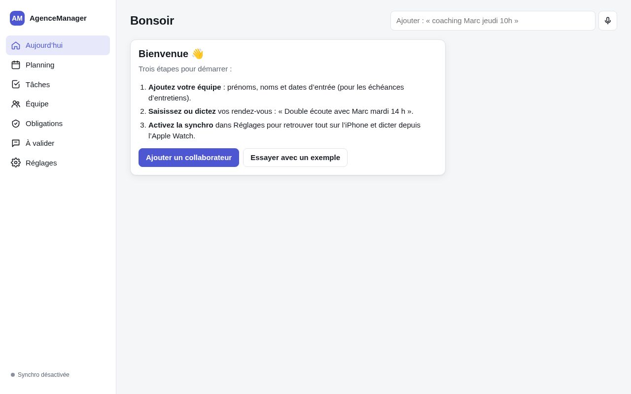 Preview of Agence Manager