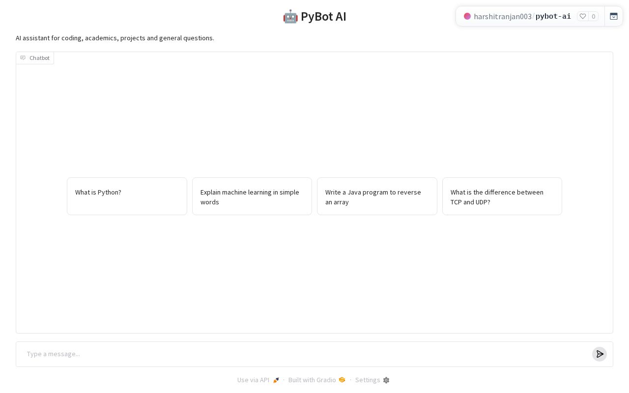 Preview of Pybot Ai