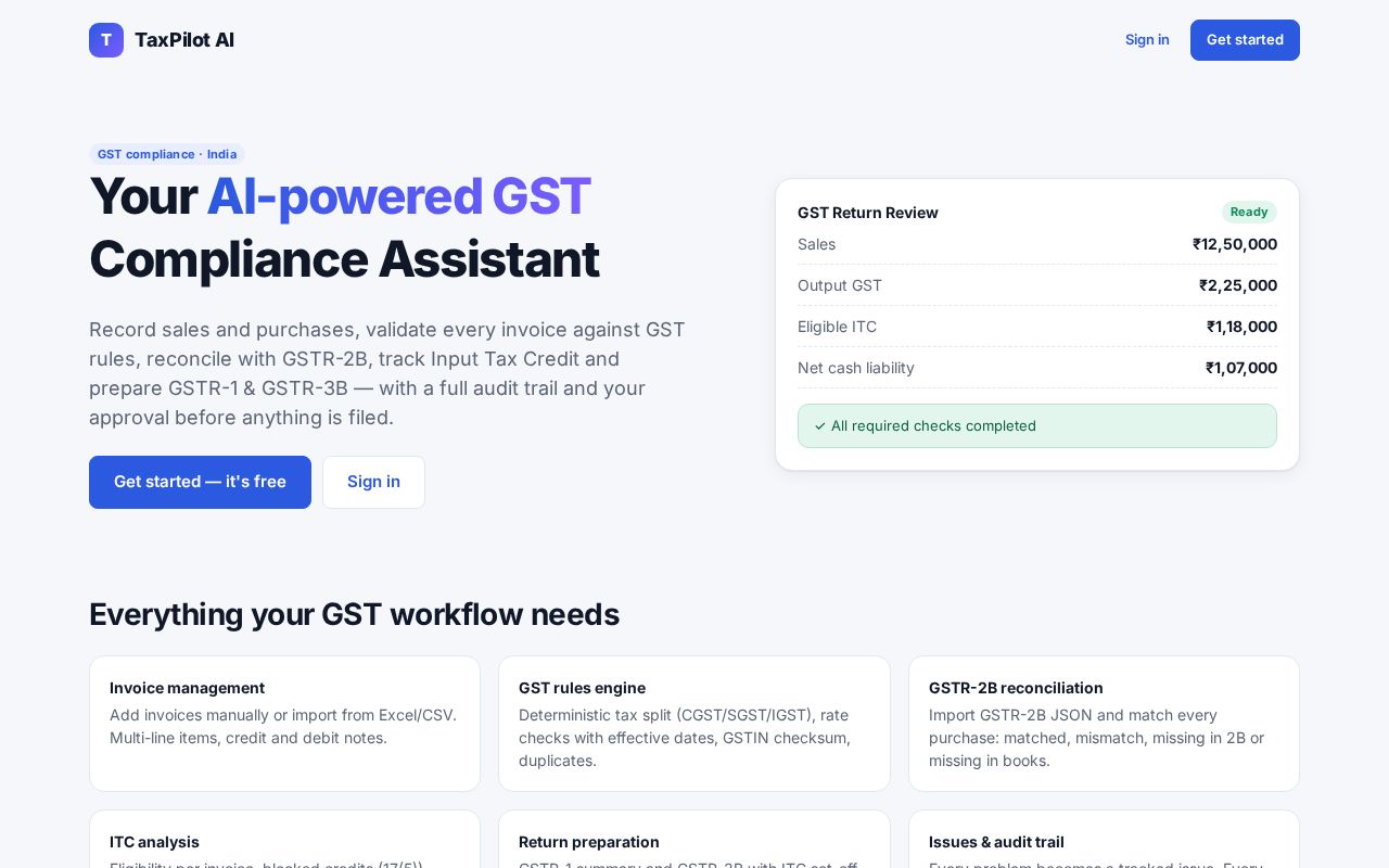 Preview of Taxpilot Ai