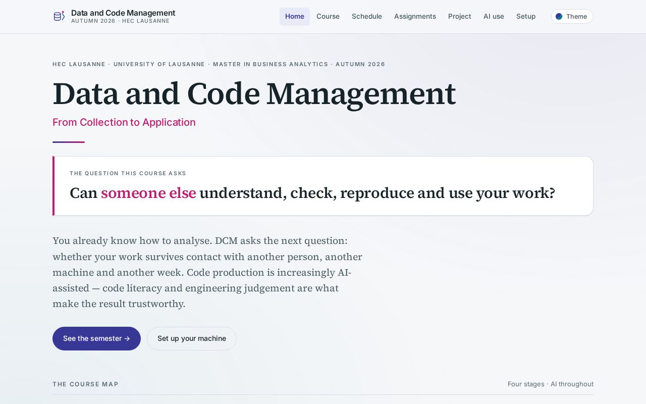Preview of Dcm Website