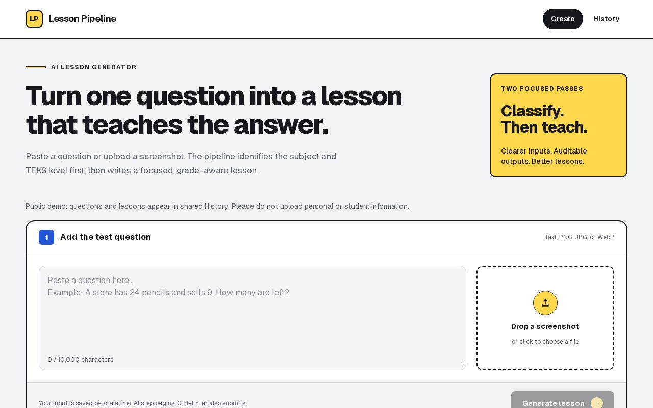 Preview of Lesson Pipeline