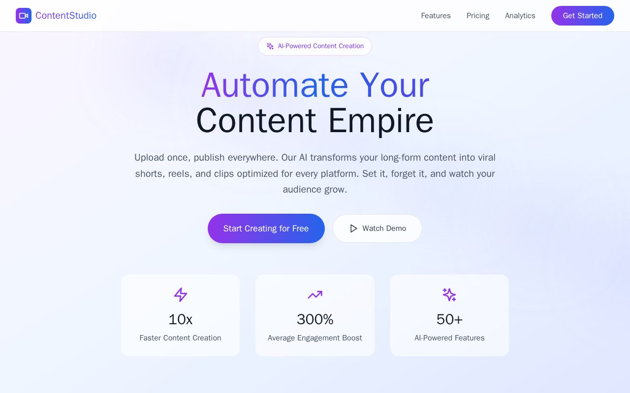 Preview of ContentStudio