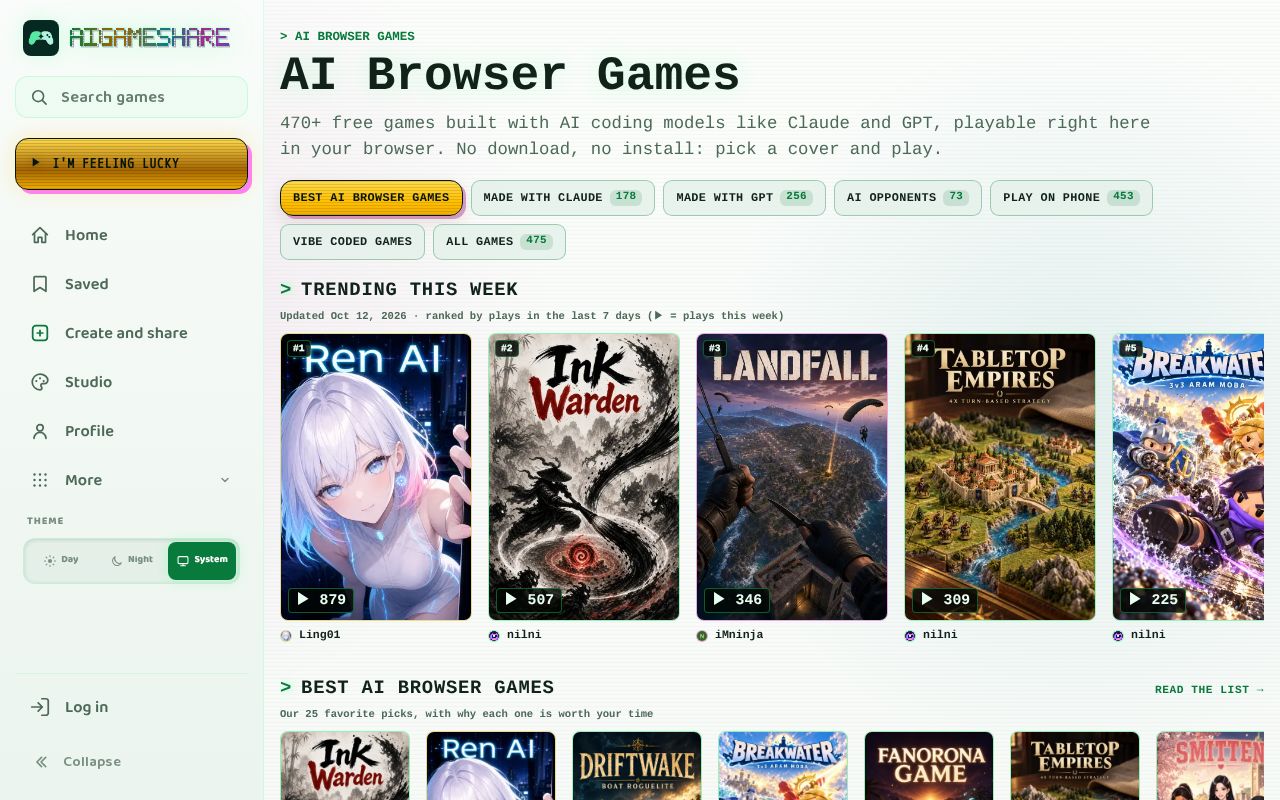 Preview of Awesome Ai Browser Games