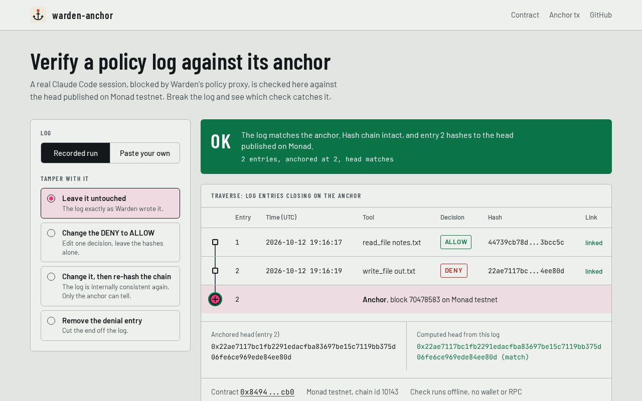 Preview of Warden Anchor