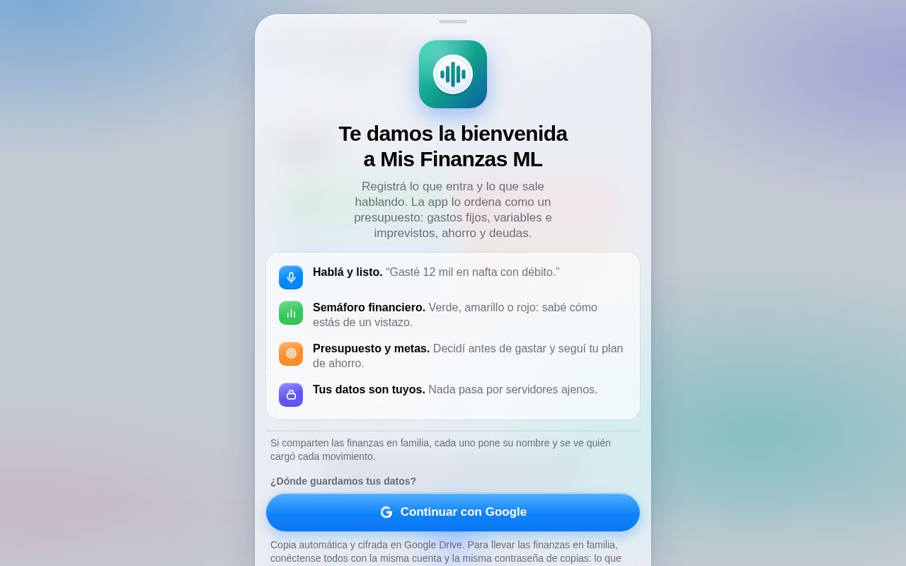 Preview of Mis Finanzas Ml