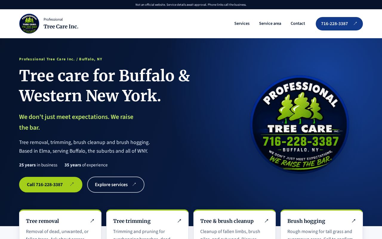 Preview of Professional Tree Care Preview