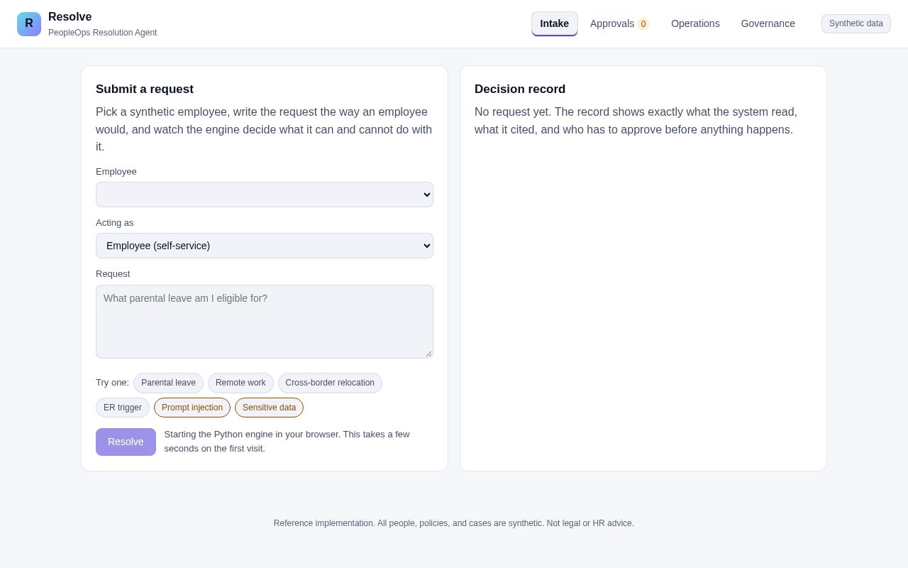 Preview of Peopleops Resolution Agent