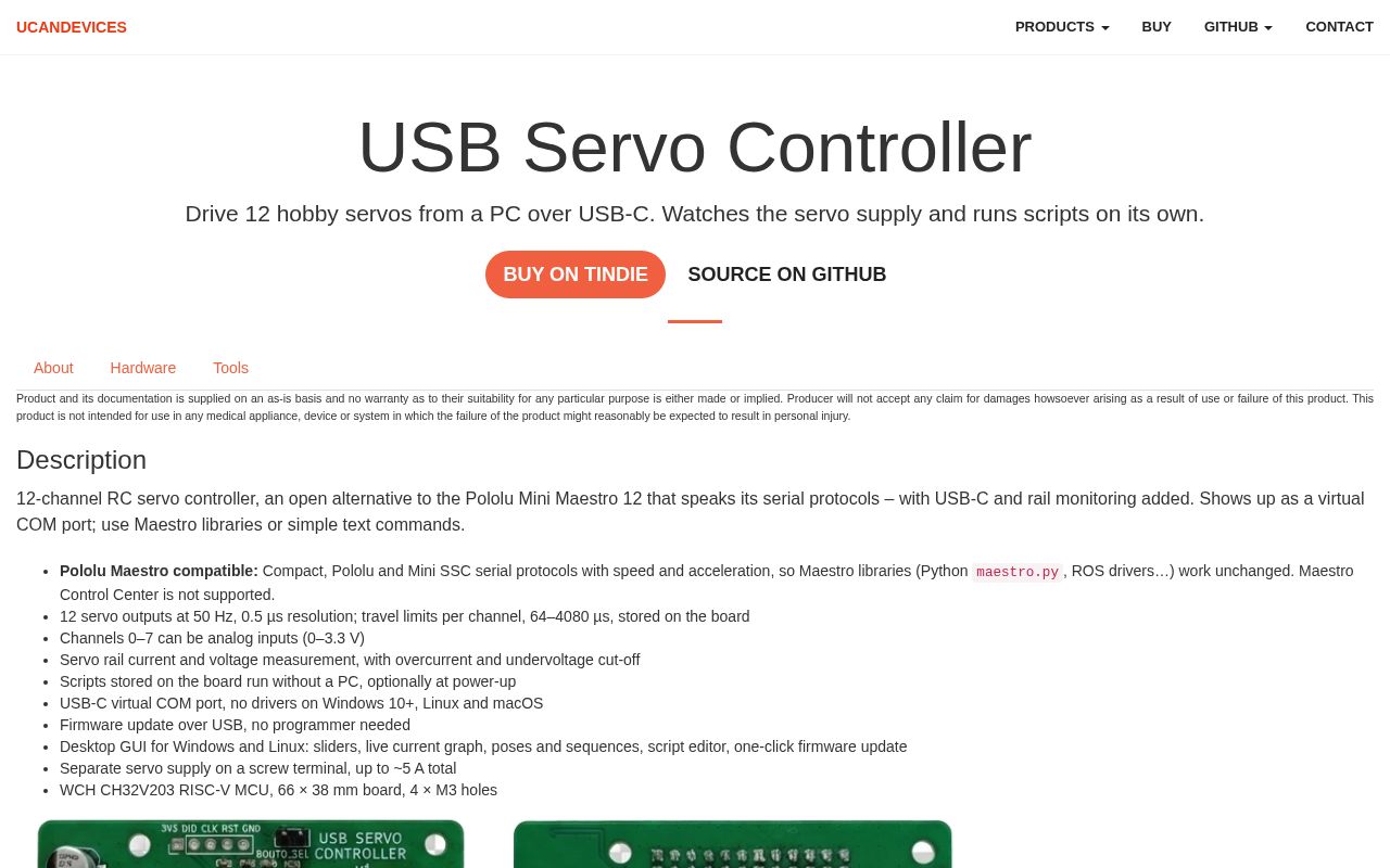 Preview of UsbServoController