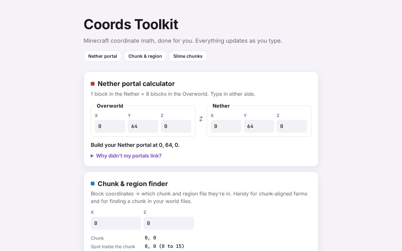 Preview of CoordsToolkit