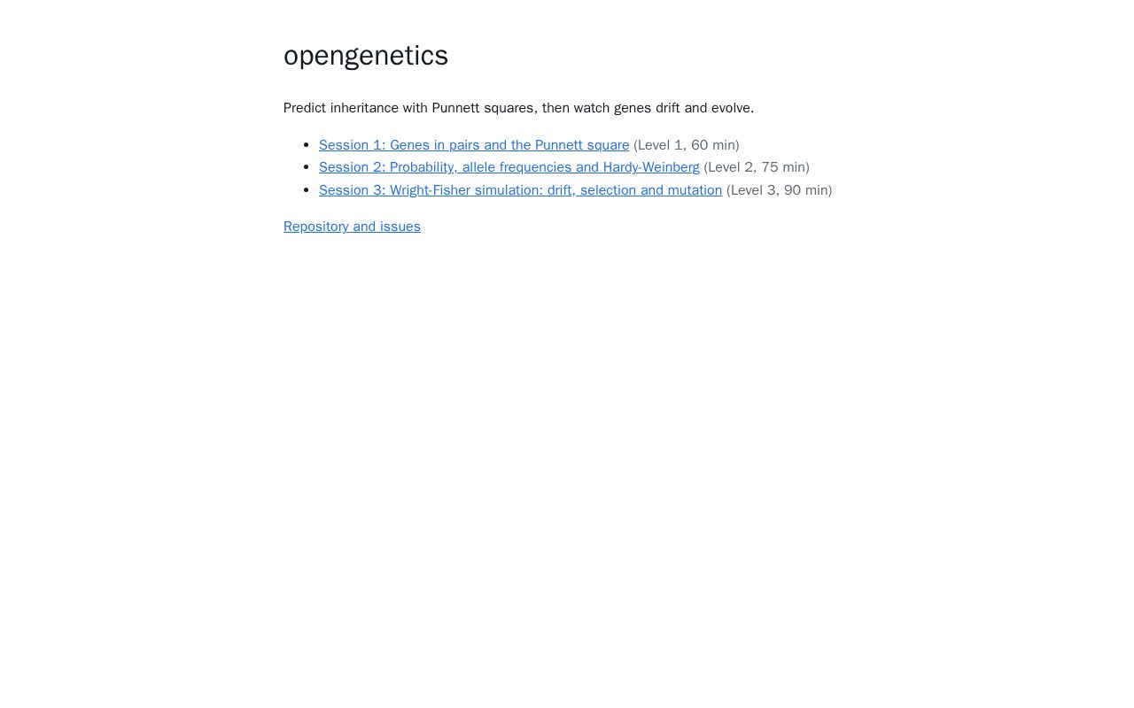 Preview of Opengenetics