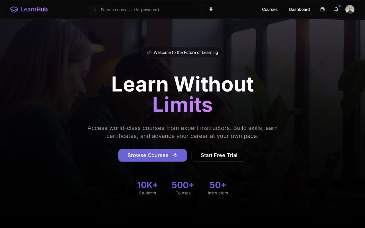 Preview of LearnHub