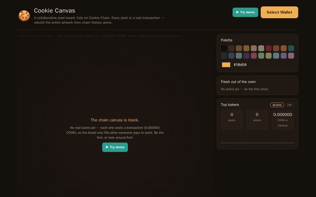 Preview of Cookie Canvas