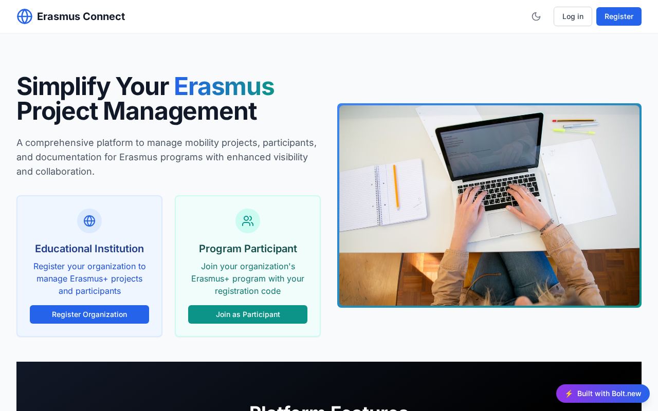 Preview of ErasmusConnect