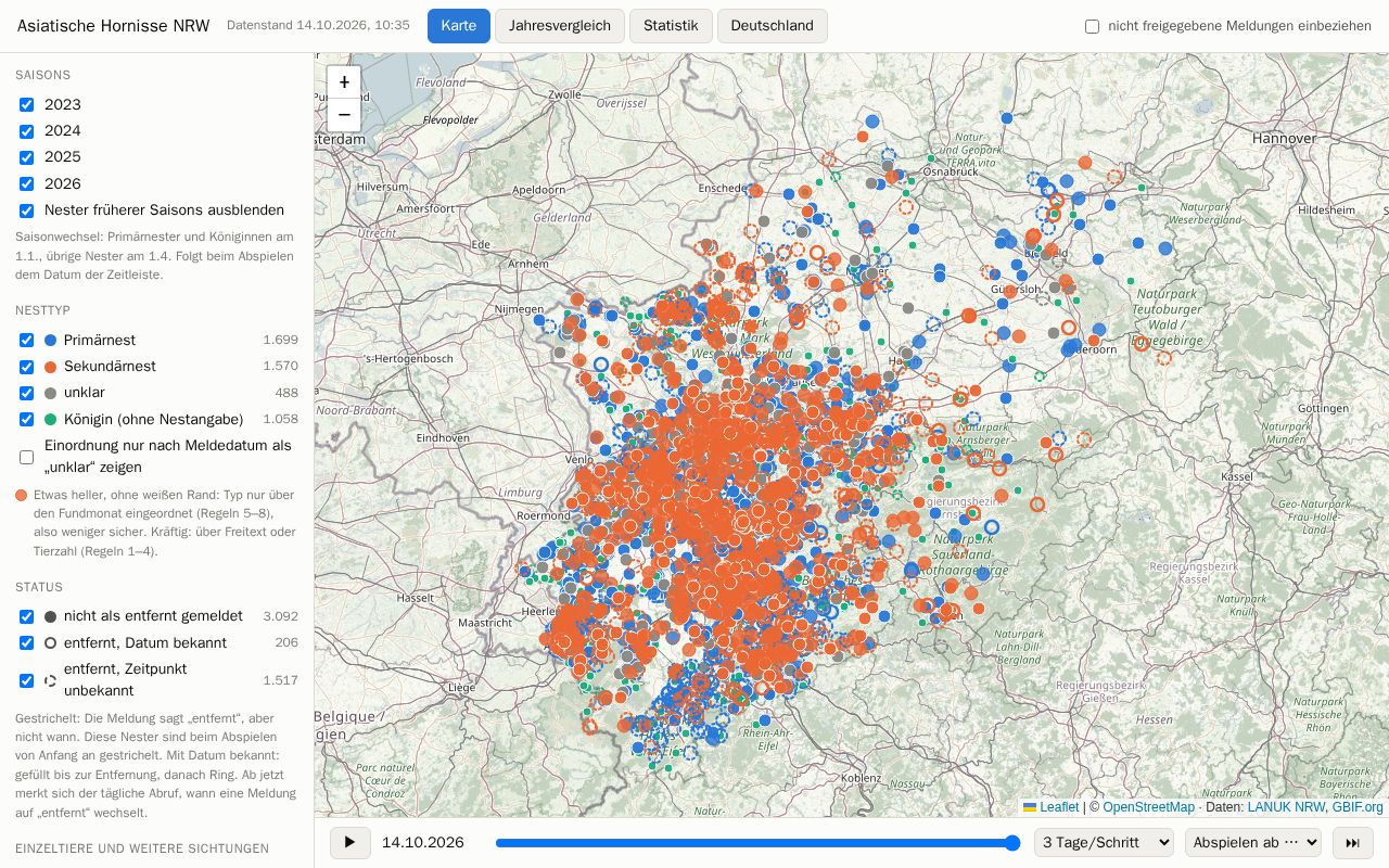 Preview of Hornissen-Karte NRW