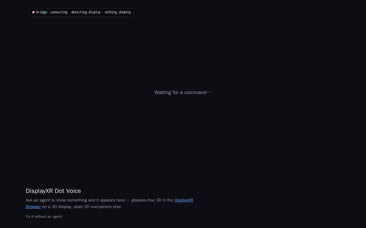 Preview of Displayxr Dot Voice