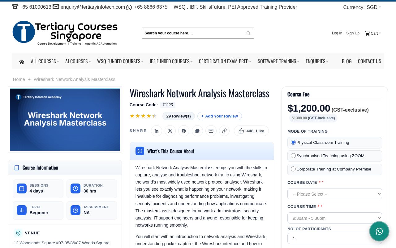 Preview of C1123 Wireshark Network Analysis Masterclass