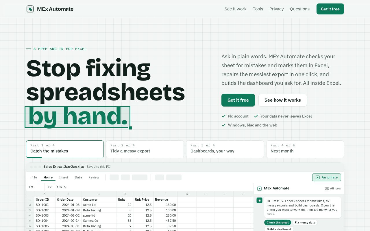 Preview of Mex Automate