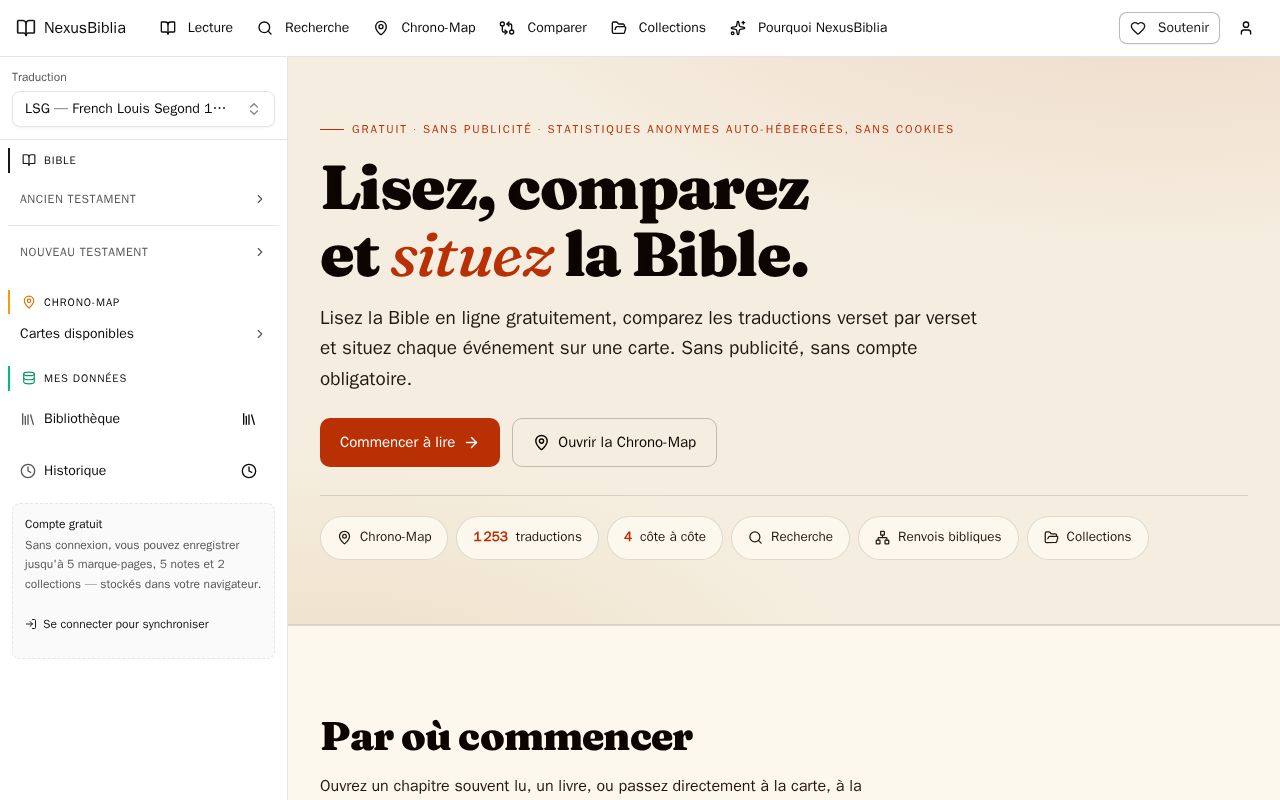 Preview of Lire la Bible en ligne