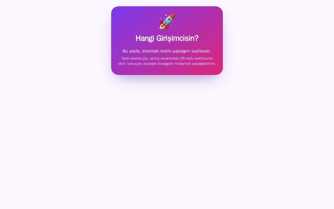 Preview of Hangi Girisimcisin Paylas