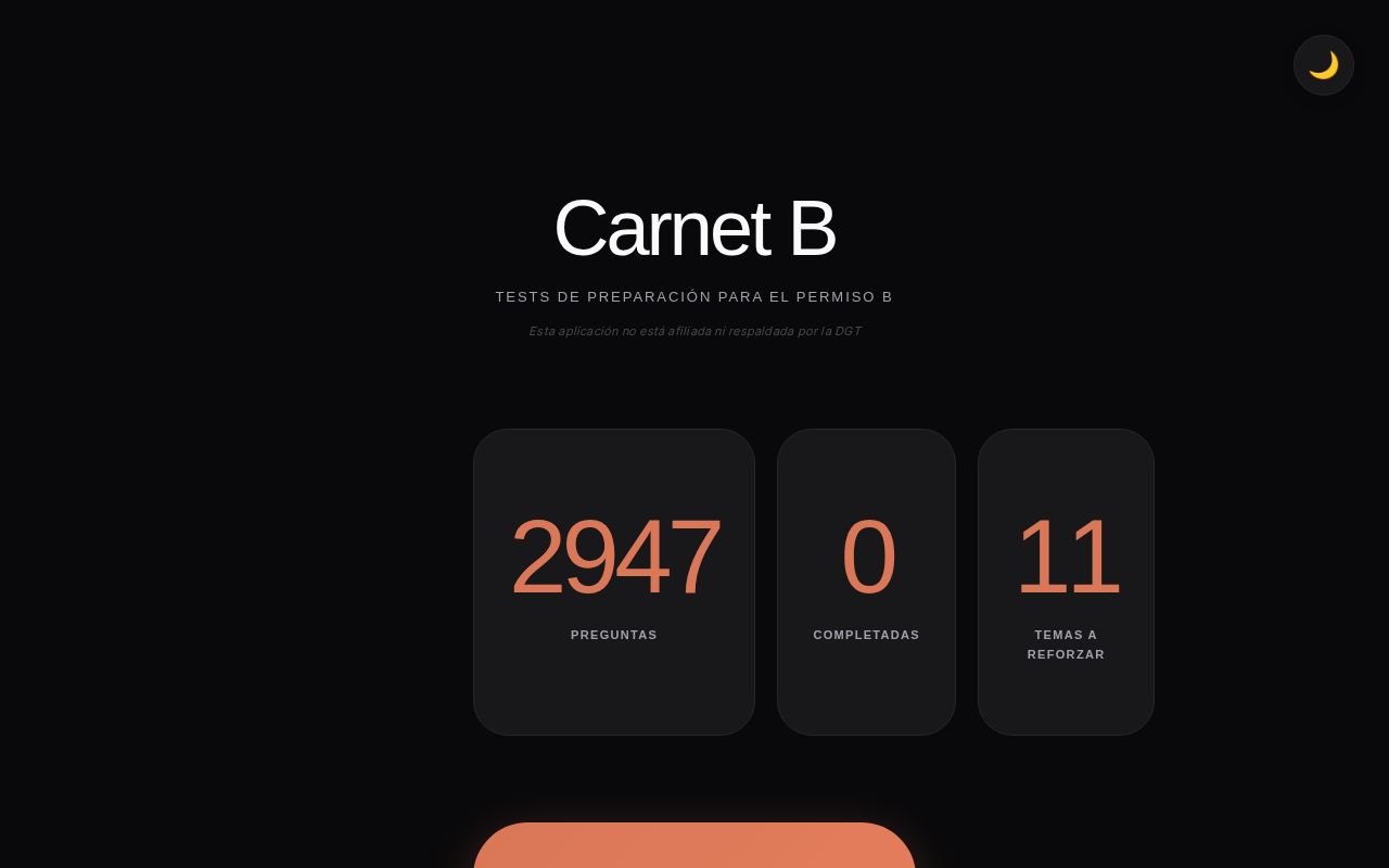 Preview of Carnet Conducir App