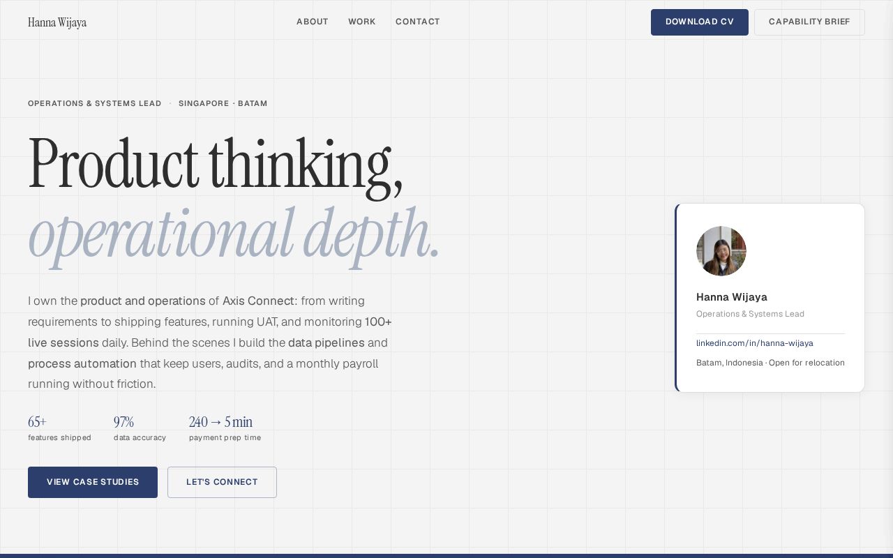 Preview of Hannawijaya Github Io