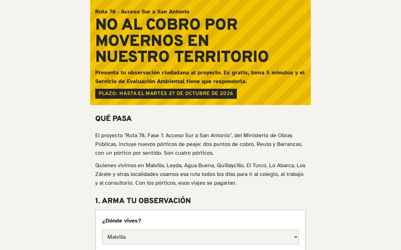 Preview of Peaje Ruta78