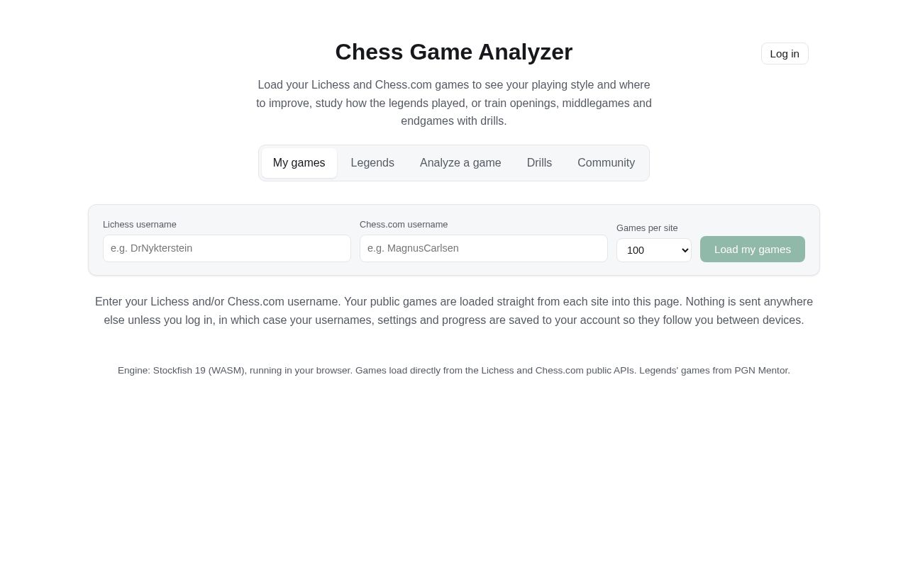 Preview of Chess Analyzer