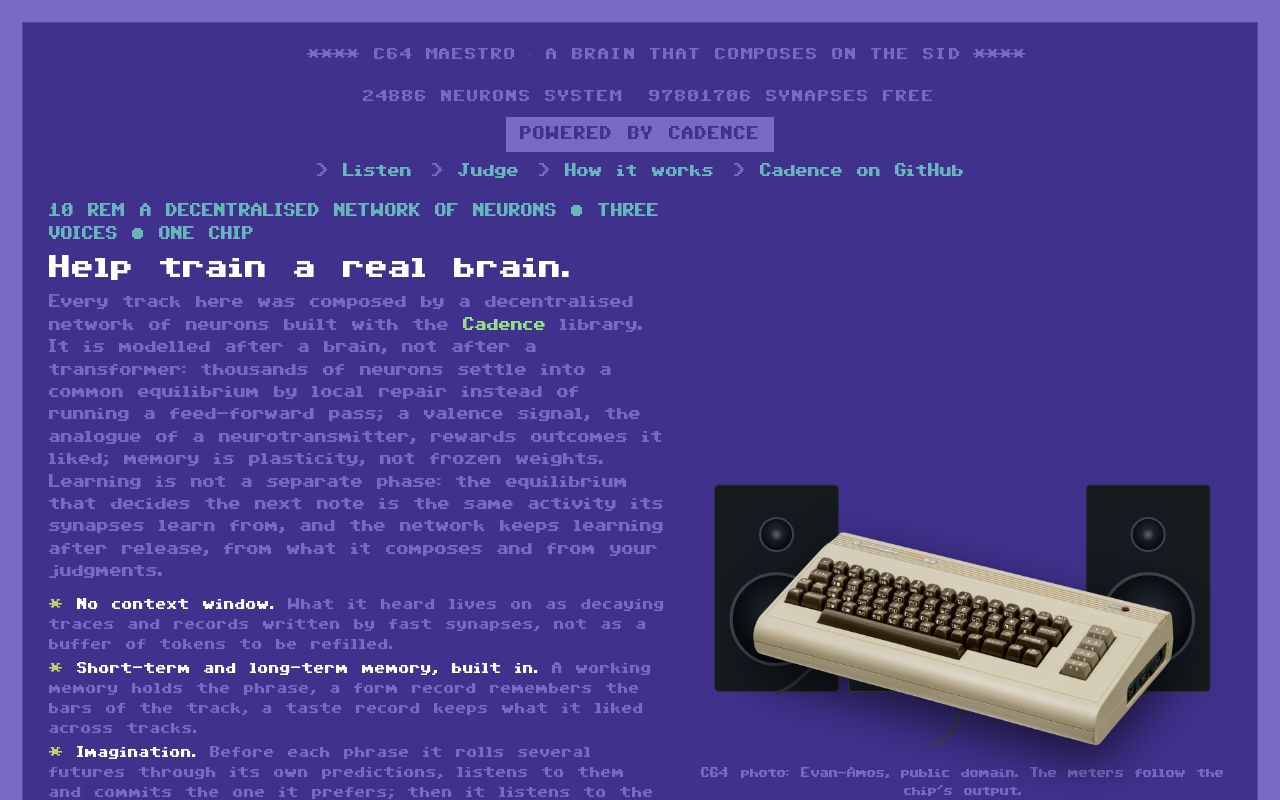 Preview of C64 Maestro