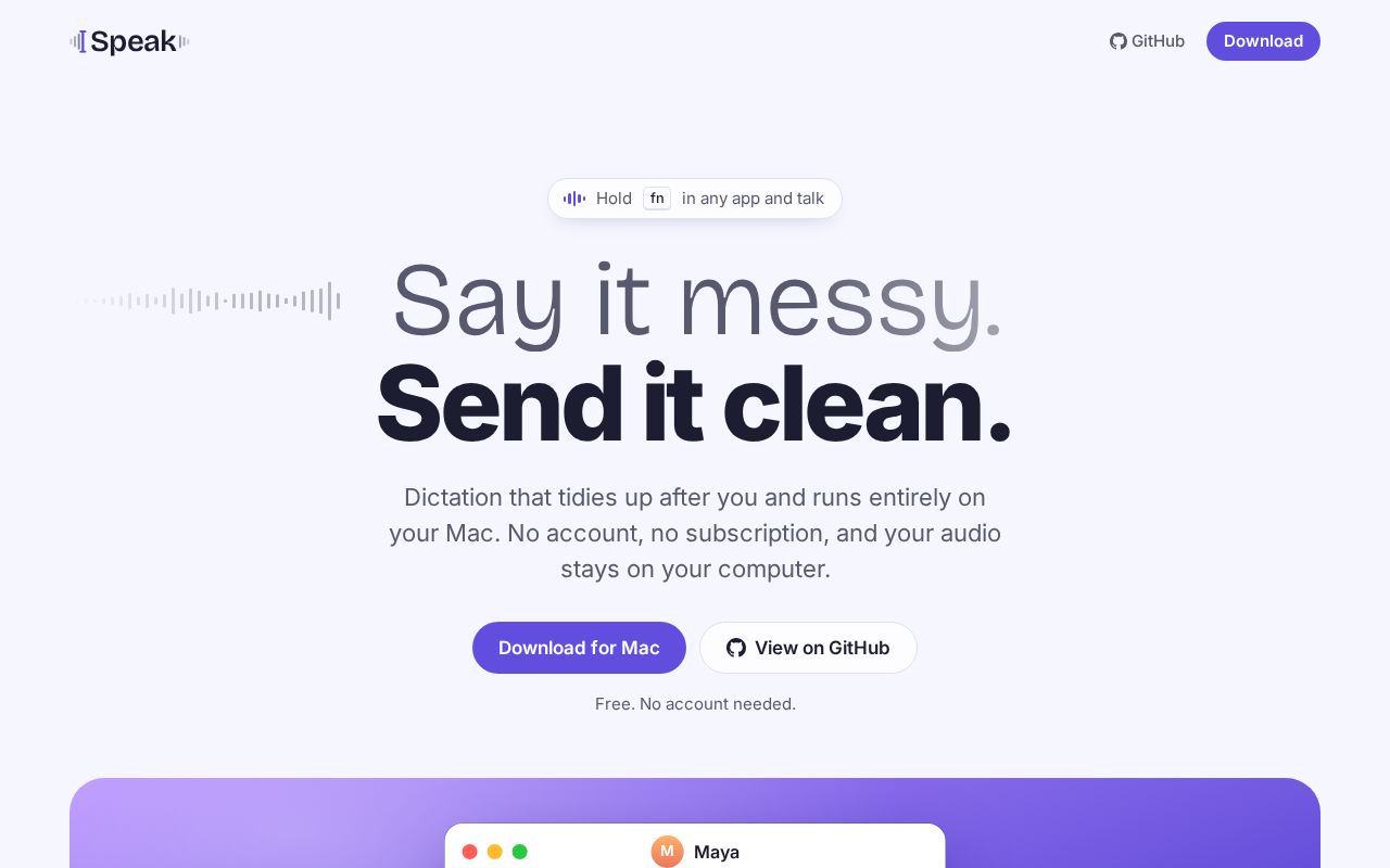 Preview of Speak