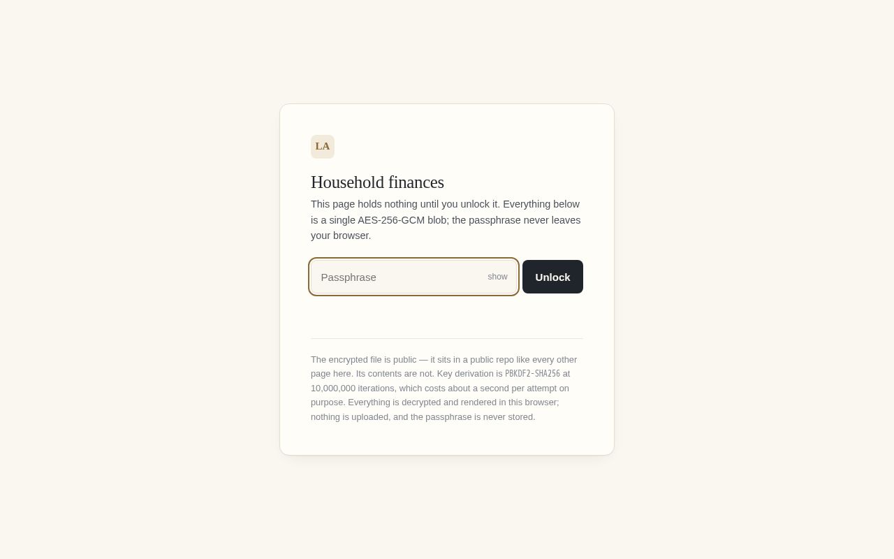 Preview of Finances