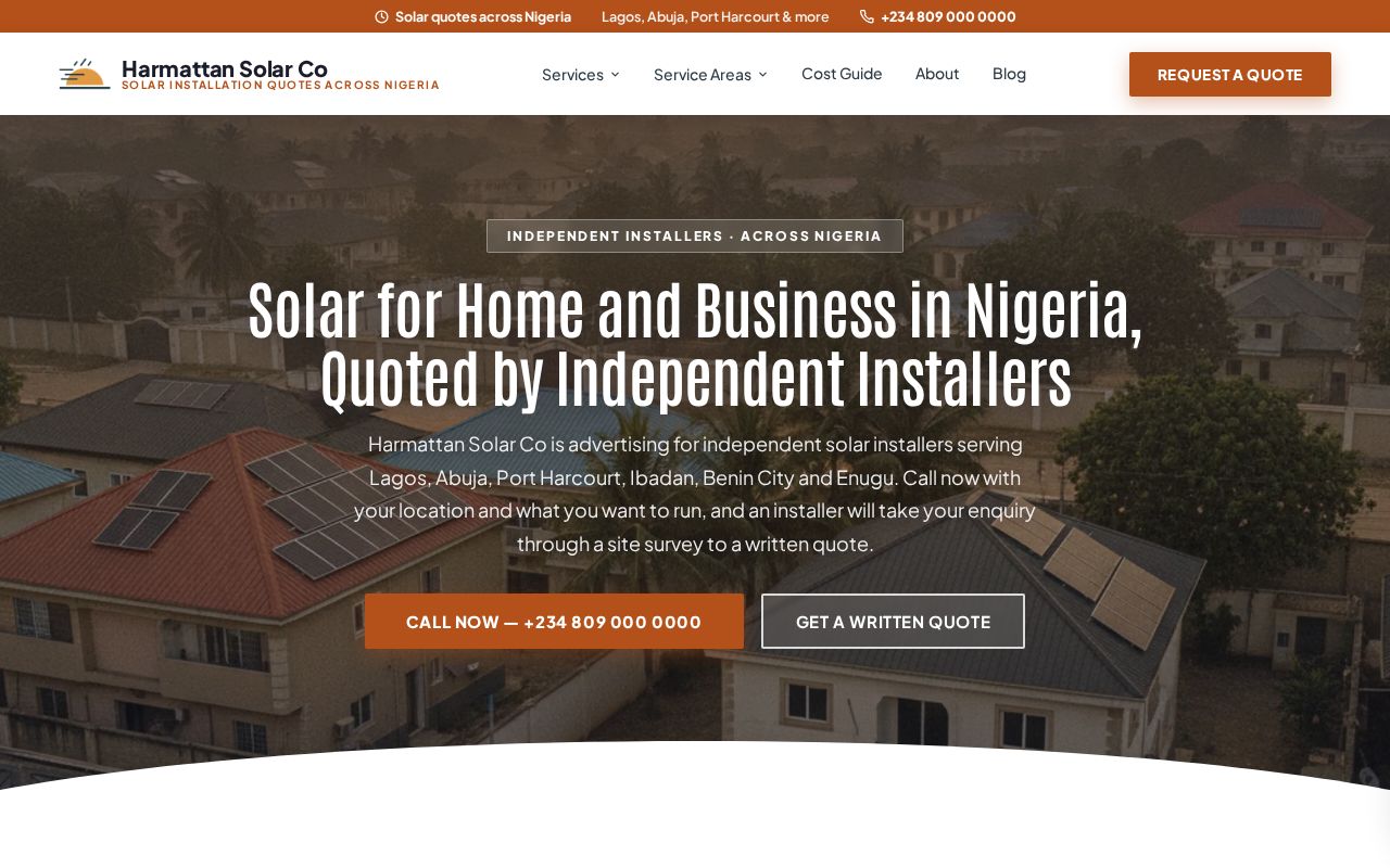 Preview of Harmattan Solar Co